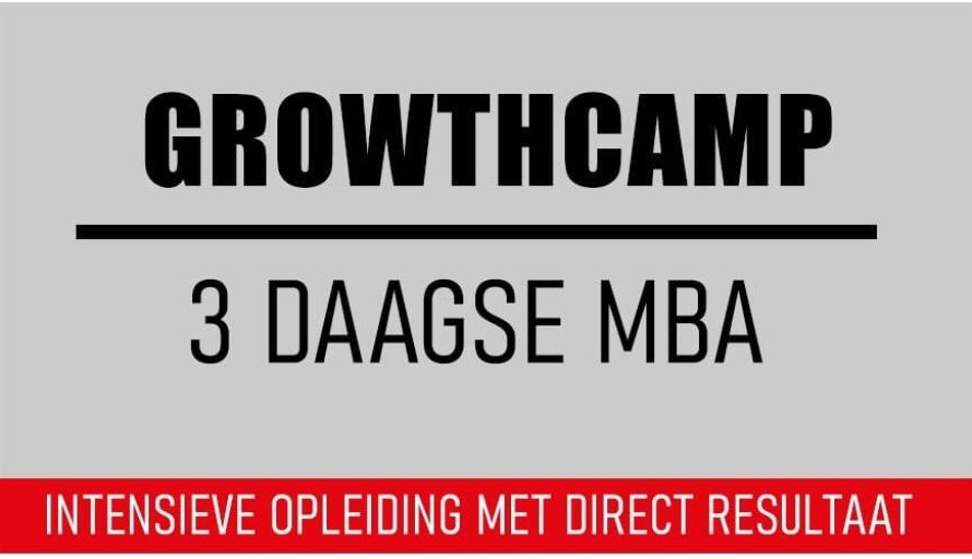 Growthcamp Intensieve Opleiding Met Direct Resultaat An Vermeulen En Yarlini Coaching